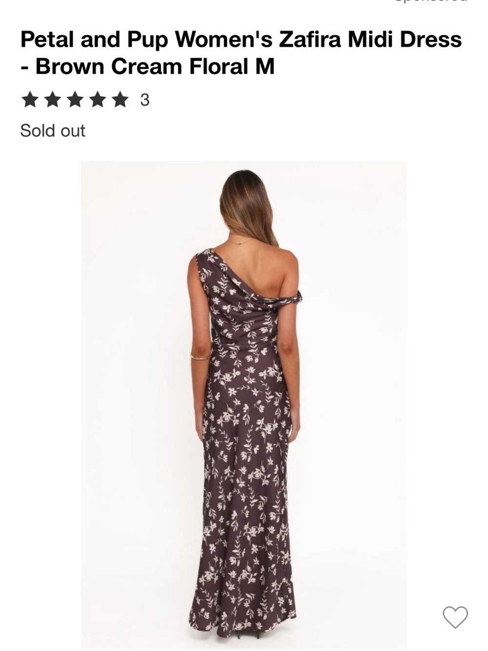 One-Shoulder Floral  Zafira Dress - Picture 3 of 6